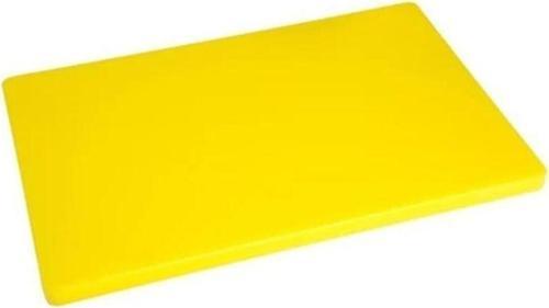 50X30X2 Cm Polietilen Kesme Tahtası Kesim Levhası Sarı 4733