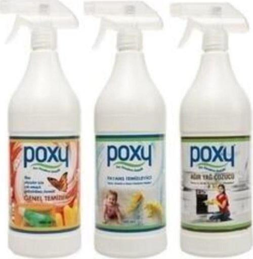 Genel Temizlik 1 Lt Ağır Yağ Çözücü 1 Lt Fayans Temizleyici 1 Lt Einceticarett