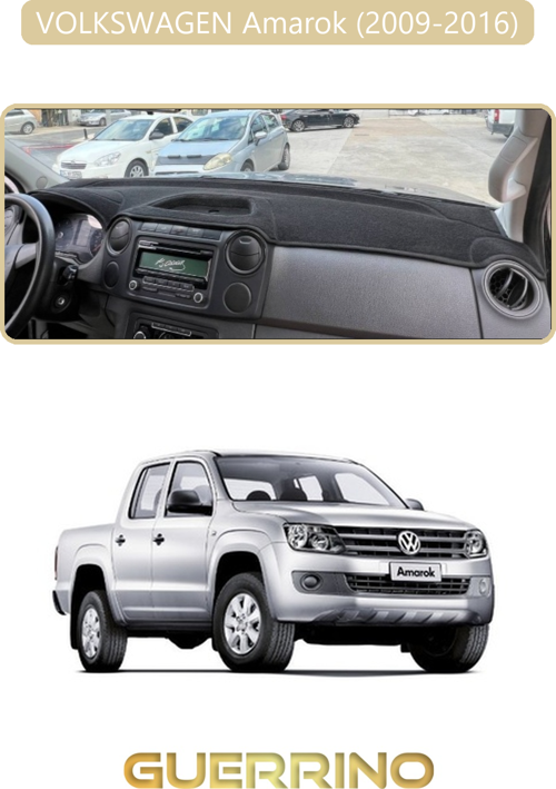 Volkswagen Amarok (2009-2016)Torpido Koruma Halısı Bej Kenar