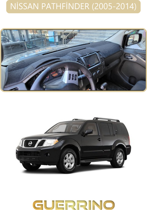 Nissan Pathfinder 2005-2014Torpido Koruma Halısı Bej Kenar