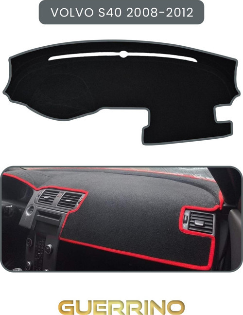 Volvo S40 (2008-2012)Torpido Koruma Halısı Gri Kenar