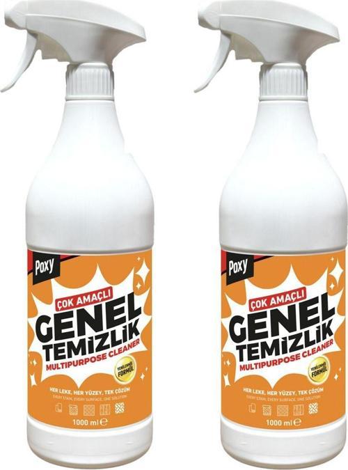 Genel Temizlik 1Lt X 2 Adet Leke Çıkarıcı Pimapen Halı, Koltuk, Döşeme, Çamaşır Deri, Leke Çıkarıcı