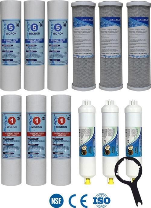 Açık Kasa Su Arıtma Cihazı Filtresi 4 Aşama Ekonomik Paket