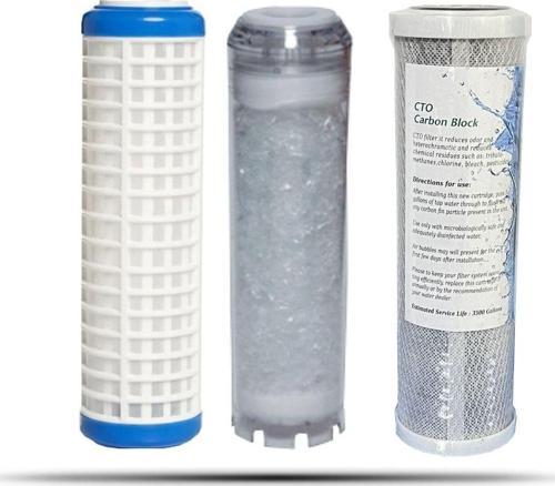 Daire Bina Sayaç Girişi 3 Aşama Arıtma Filtresi Seti 10’’ İnç