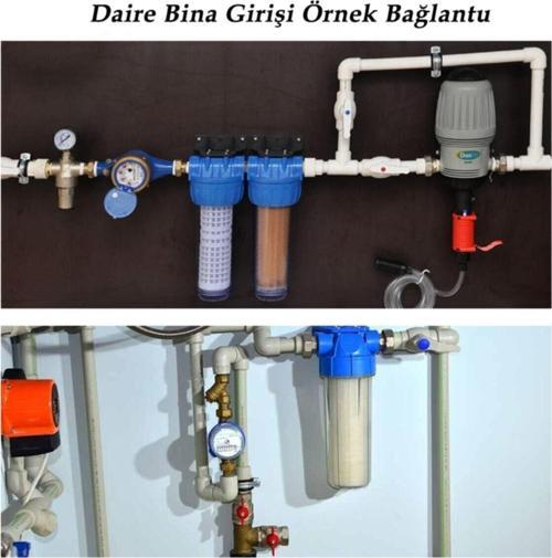 Daire Bina Sayaç Girişi Yumuşatma Tek Aşama Su Arıtma Sistemi (Içi Boş)