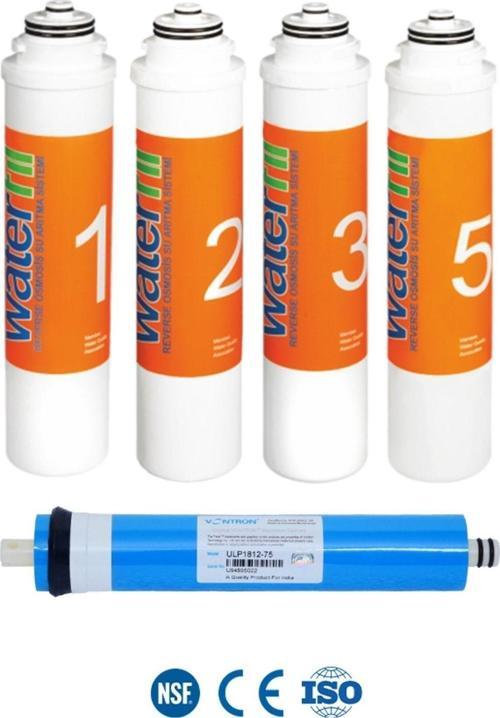 Waterfil Su Arıtma Cihazı 5 Aşama Filtre Seti Vontron Membranlı Filtre Seti