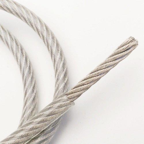 Galvaniz İzoleli Çelik Halat 4-6mm 50mt