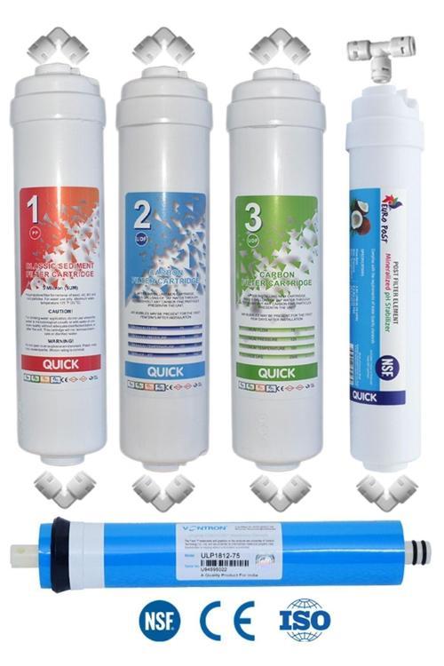 Kapalı Kasa Su Arıtma Cihazı 5 Aşama Inline Vontron Membranlı Filtre Seti