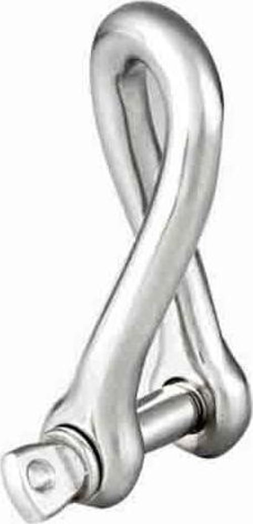 Krom Burgulu Zincir Kilidi 8mm