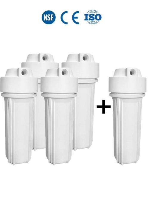 Açık Kasa Su Arıtma Cihazı Uyumlu 10″ Mat Housing Filtre Kabı – 5’Li Paket