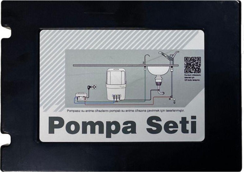 Su Arıtma Cihazlarına Uyumlu Kutu Pompa Seti – 75 Gpd, 24V, Kolay Kurulum