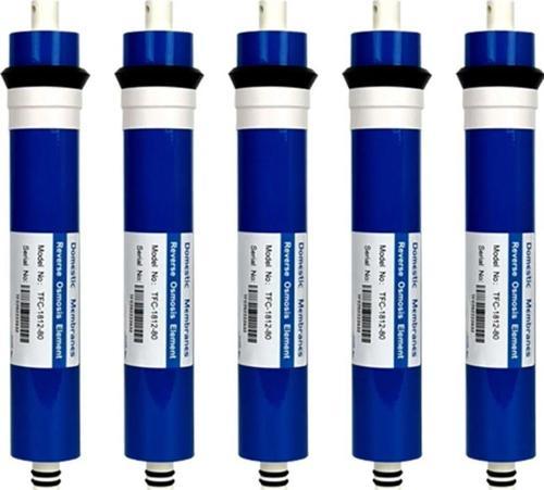 Su Arıtma Cihazı Membran Filtre Yeni Nesil 80 Gpd Yüksek Sarım Teknolojili 5 Adet