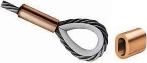 Bakır Çelik Halat Yüzüğü 6mm