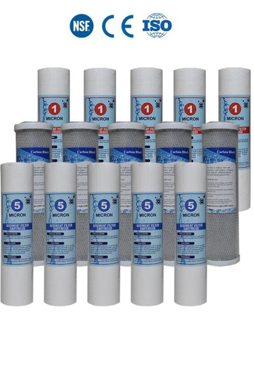 Açık Kasa Su Arıtma Cihazı Uyumlu 3 Aşama Ekonomik Paket ( 5 Takım )