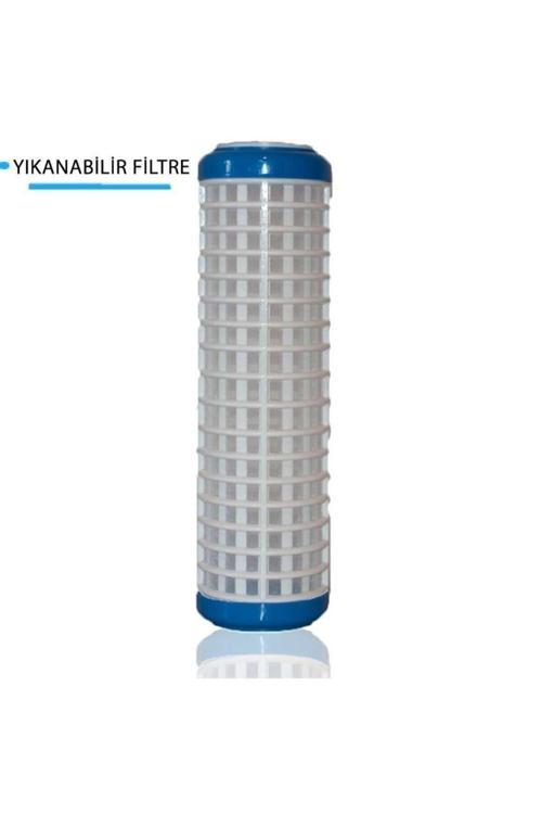 Daire Bina Sayaç Girişi 10" Inch 1 Aşama ( Yıkanabilir ) Yedek Filtre Seti