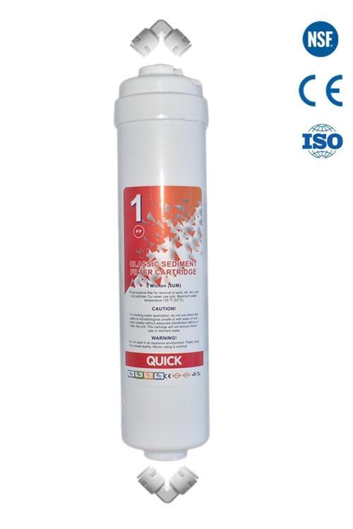Kapalı Kasa 12 Inc Su Arıtma Cihazına Uyumlu Inline 1 Numara Sediment Filtre
