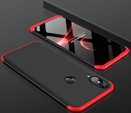 Huawei P20 Lite Kılıf Ayzıt Premium 3 Parçalı Sert Premium Silikon Kapak