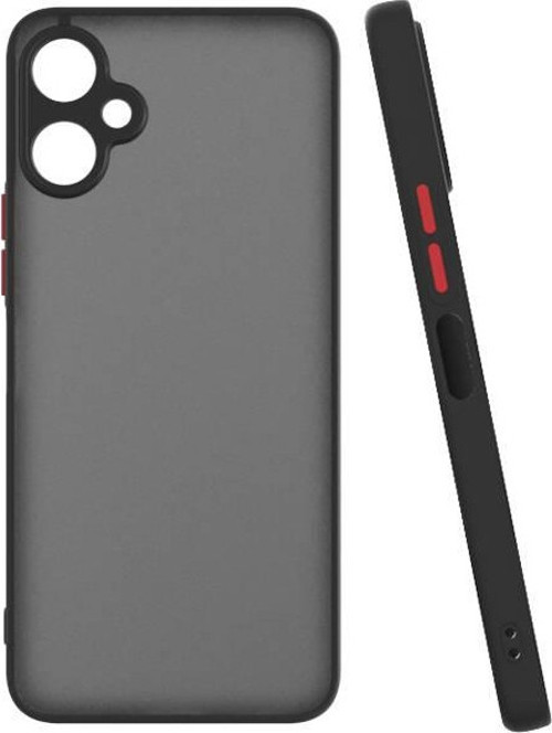Tecno Spark 9T Kılıf Şeffaf Mat Yüzeyli Kenarları Renkli Fitkap Premium Silikon Kapak