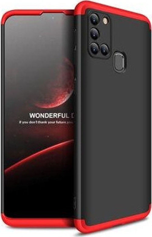 Samsung Galaxy A21S Kılıf Ayzıt Premium 3 Parçalı Sert Premium Silikon Kapak