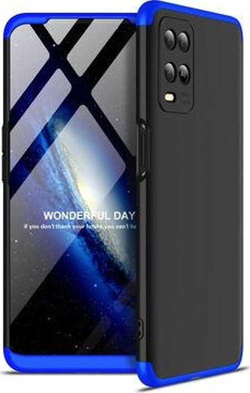 Oppo A54 4G Kılıf Ayzıt Premium 3 Parçalı Sert Premium Silikon Kapak