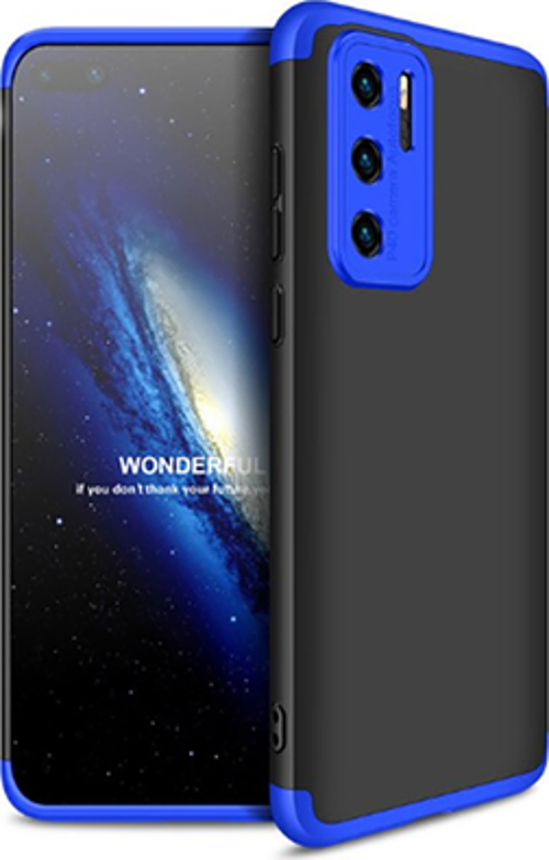 Huawei P40 Pro Kılıf Ayzıt Premium 3 Parçalı Sert Premium Silikon Kapak