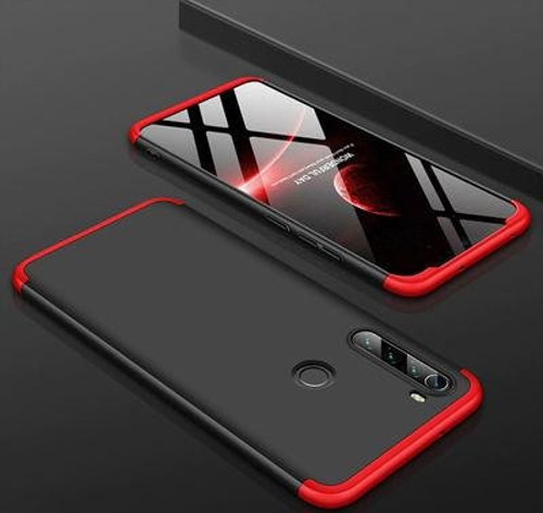 Redmi Note 8 Kılıf Ayzıt Premium 3 Parçalı Sert Premium Silikon Kapak