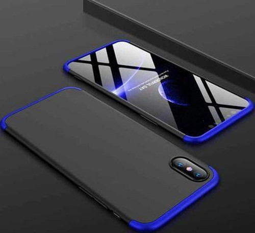 İphone Xs Max Kılıf Ayzıt Premium 3 Parçalı Sert Premium Silikon Kapak