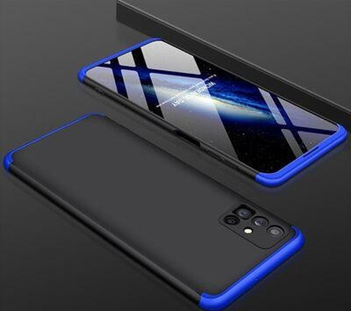 Samsung Galaxy M51 Kılıf Ayzıt Premium 3 Parçalı Sert Premium Silikon Kapak