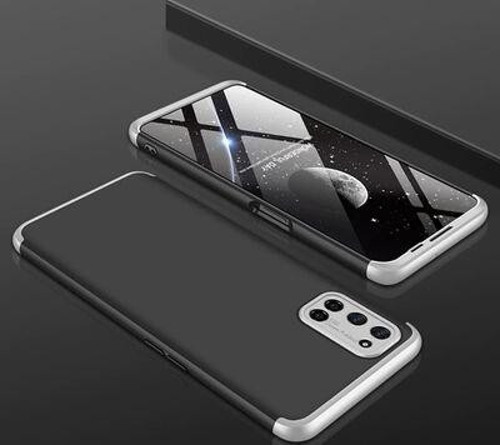 Oppo A72 Kılıf Ayzıt Premium 3 Parçalı Sert Premium Silikon Kapak