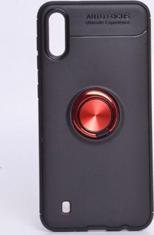 Samsung Galaxy M10 Kılıf Yüzüklü Sağlam Esnek Ringo Silikon Kapak
