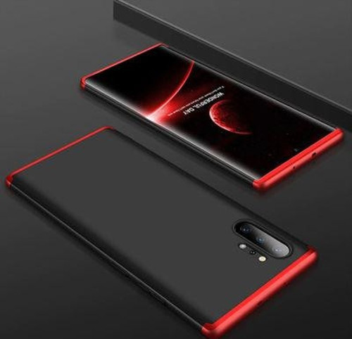 Samsung Galaxy Note 10 Plus Kılıf Ayzıt Premium 3 Parçalı Sert Premium Silikon Kapak