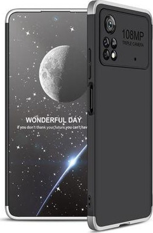 Poco X4 Pro 5G Kılıf Ayzıt Premium 3 Parçalı Sert Premium Silikon Kapak