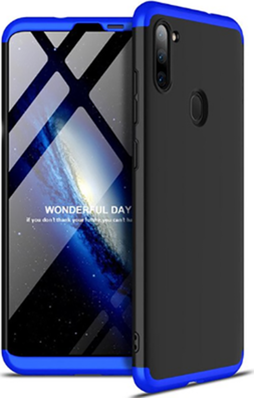 Samsung Galaxy A11 Kılıf Ayzıt Premium 3 Parçalı Sert Premium Silikon Kapak