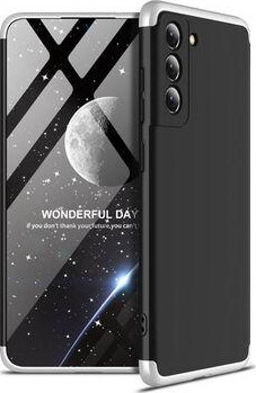 Samsung Galaxy S21 Fe Kılıf Ayzıt Premium 3 Parçalı Sert Premium Silikon Kapak