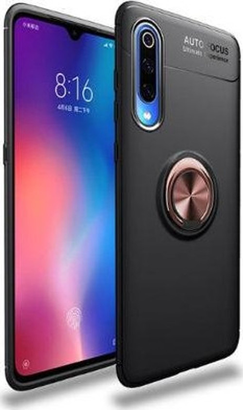 Xiaomi Mi 9 Se Kılıf Yüzüklü Sağlam Esnek Ringo Silikon Kapak