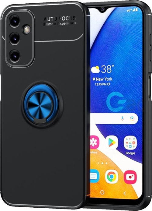 Samsung Galaxy A14 Kılıf Yüzüklü Sağlam Esnek Ringo Silikon Kapak