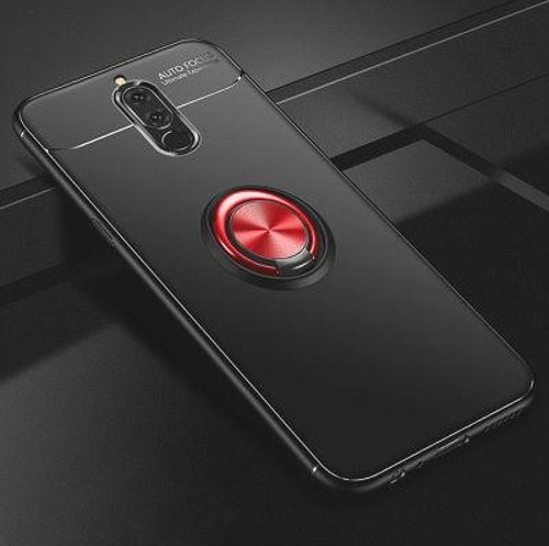 Huawei Mate 10 Lite Kılıf Yüzüklü Sağlam Esnek Ringo Silikon Kapak