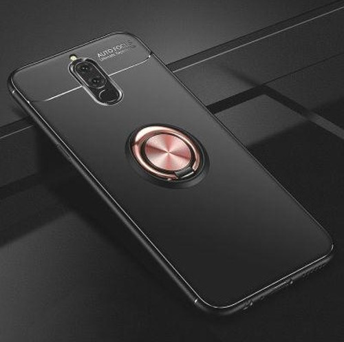 Huawei Mate 10 Lite Kılıf Yüzüklü Sağlam Esnek Ringo Silikon Kapak