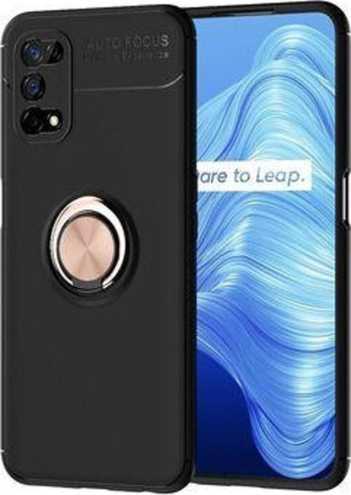 Realme 7 Pro Kılıf Yüzüklü Sağlam Esnek Ringo Silikon Kapak