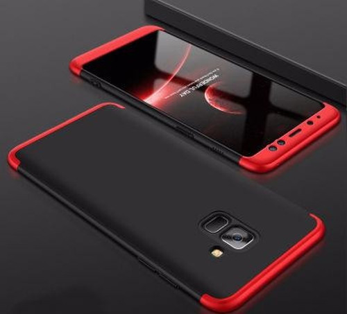 Samsung Galaxy A6 2018 Kılıf Ayzıt Premium 3 Parçalı Sert Premium Silikon Kapak