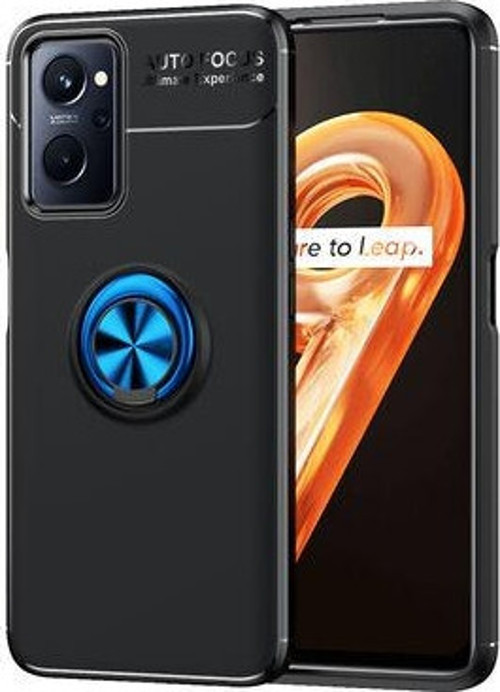 Oppo A96 4G Kılıf Yüzüklü Sağlam Esnek Ringo Silikon Kapak