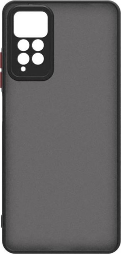 Redmi Note 12 Pro 4G Kılıf Şeffaf Mat Yüzeyli Kenarları Renkli Fitkap Premium Silikon Kapak