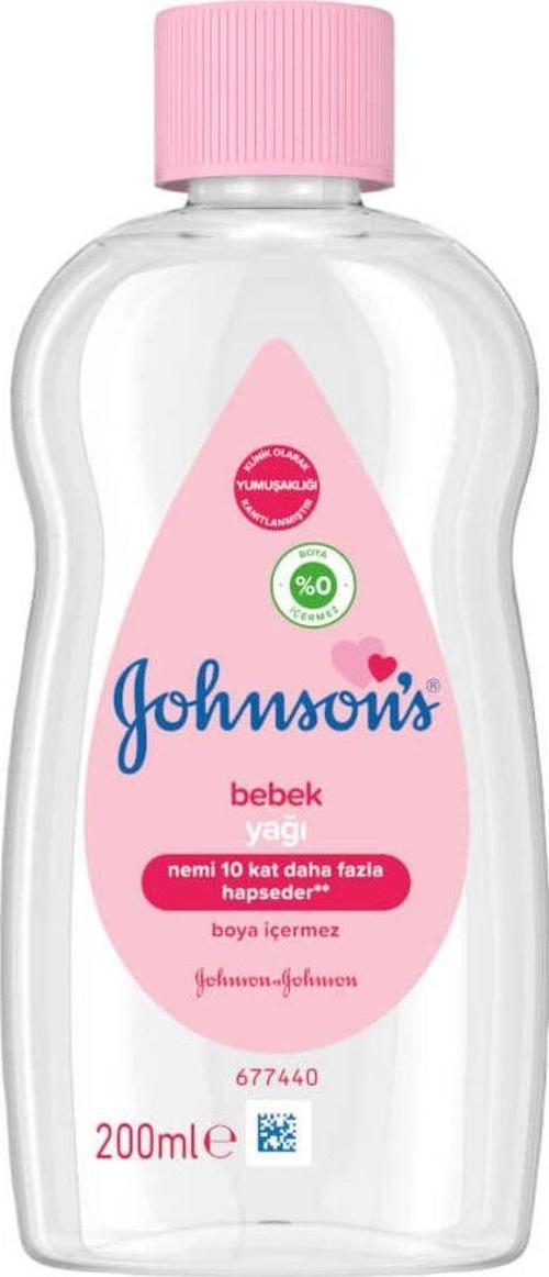 Johnsons Baby Bebek Yağı 200 Ml