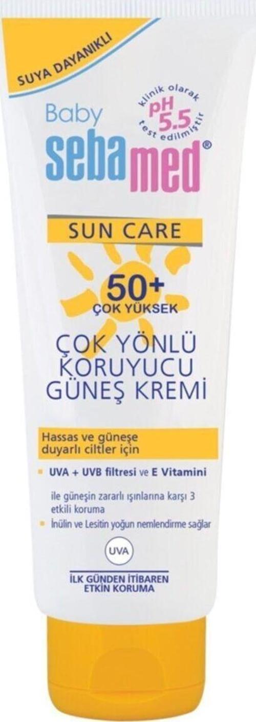 Baby Sun Care Suya Dayanıklı Spf 50+ Çok Yönlü Koruyucu Bebek Güneş Kremi 75 Ml