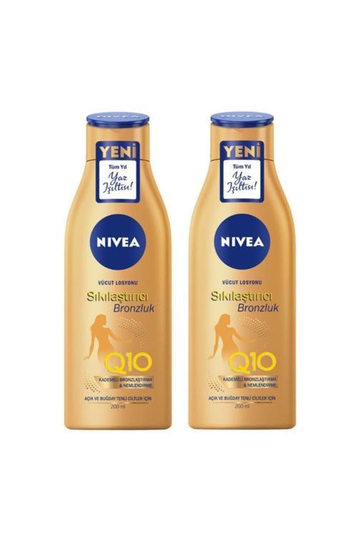 Q10 Sıkılaştırıcı & Bronzluk Vücut Losyonu 200 Ml X 2 Adet