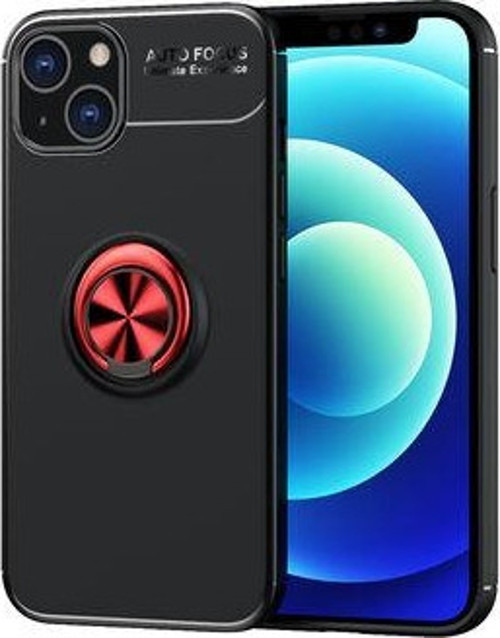 İphone 14 Plus Kılıf Yüzüklü Sağlam Esnek Ringo Silikon Kapak