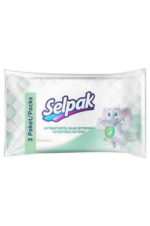Antibakteriyel Islak Cep Mendili 3Lü 30 Yaprak