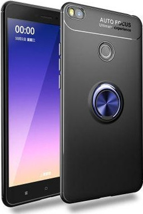 Xiaomi Mi Max 2 Kılıf Yüzüklü Sağlam Esnek Ringo Silikon Kapak