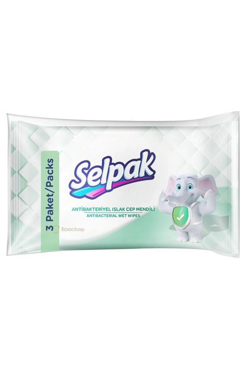 Antibakteriyel Islak Cep Mendili 3Lü 30 Yaprak