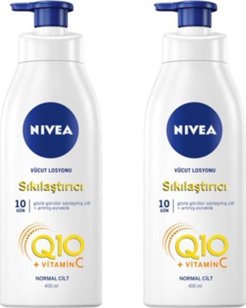 Nbody Q10 Sıkılaştırıcı Vücut Losyonu Pompa 400Ml 2 Adet